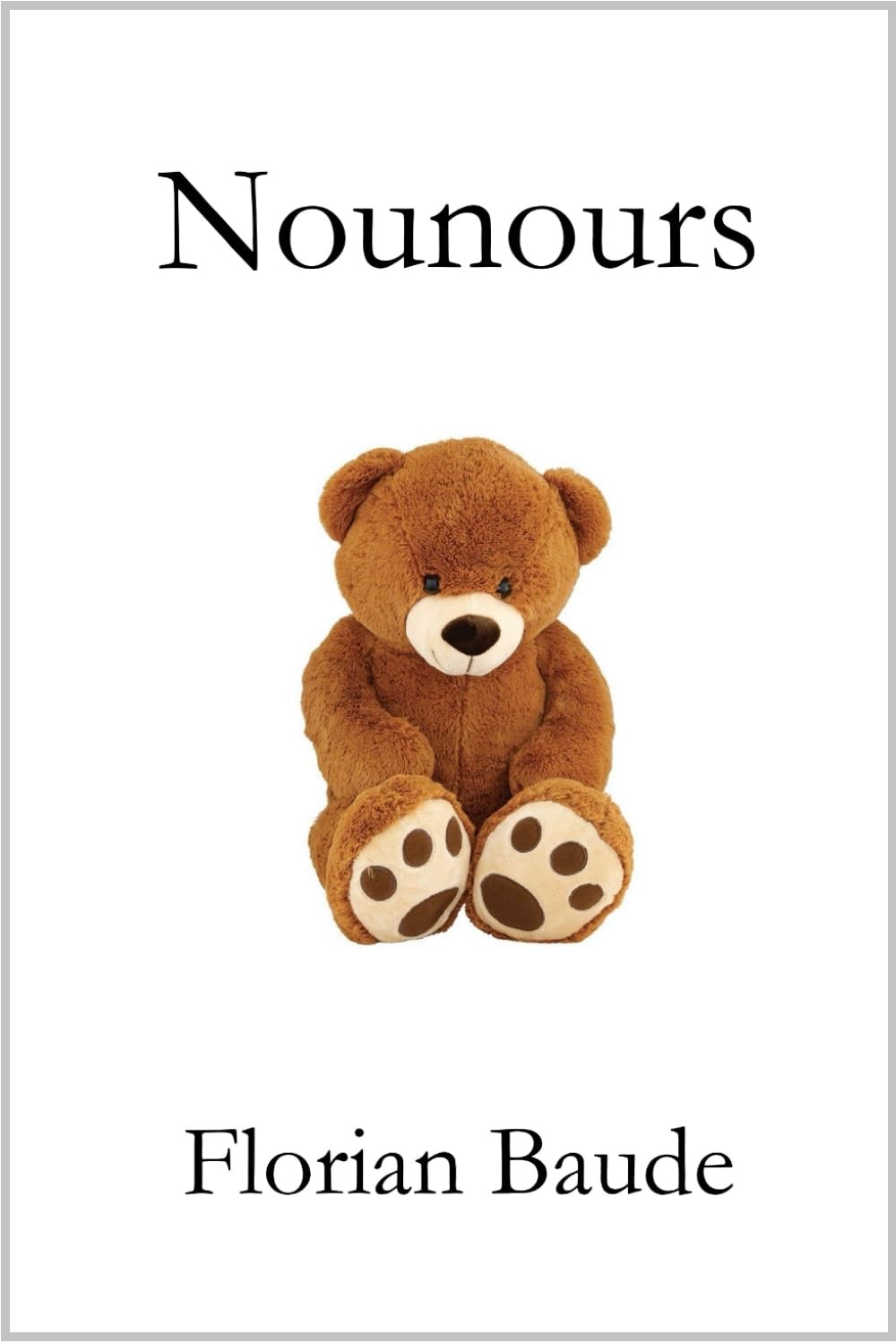 Nounours avec liseré gris